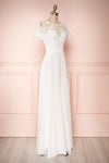 Rakel Ivory Chiffon & Lace A-Line Gown | Boudoir 1861