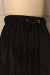 Rande Noir Black Ribbed Velvet Wide Leg Pants | La Petite Garçonne 4
