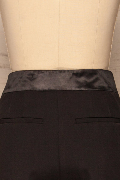 Raphim Black Trousers | Pantalon Noir | La Petite Garçonne back close-up