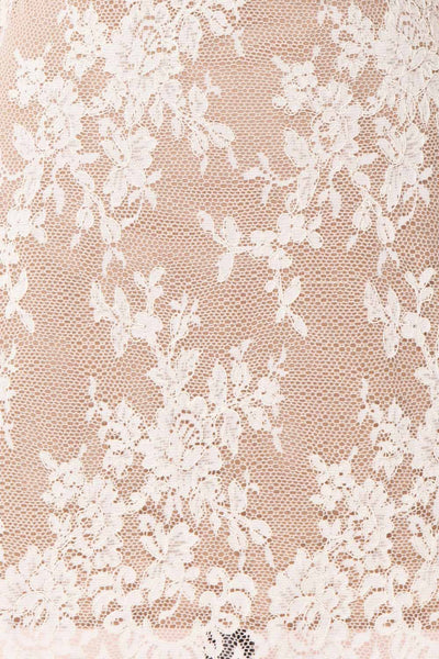 Rebekka White Lace Short Fitted Bridal Dress | Boudoir 1861