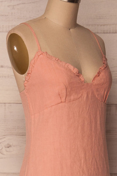 Redonda | Pink Linen Dress