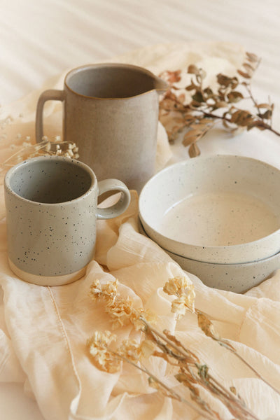 Saute Ivoire Speckled Ivory Ceramic Cup
