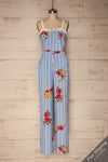 Rendole Blue Striped & Floral Jumpsuit | La Petite Garçonne Chpt. 2