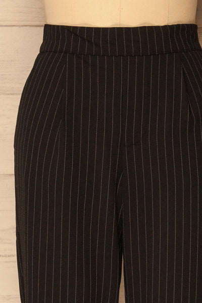Reppia Stripes Black & White Straight Pants | La Petite Garçonne