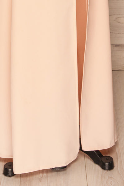 Rezina Pink Strapless Maxi Dress skirt | La petite garçonne