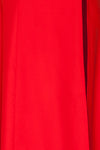Rezina Red Strapless Maxi Dress fabric | La petite garçonne