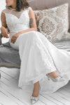 Mikinna White Mermaid Bridal Dress with Embroidery | Boudoir 1861