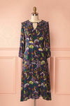 Roberte Colorful Retro Flared Midi Dress | Boutique 1861