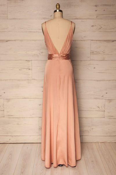 Roksem Rose | Pink Satin Gown
