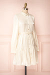Rosamond White Sparkling Midi Dress | Boutique 1861 side view