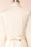 Rosamond White Sparkling Midi Dress | Boutique 1861 back close up