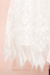 Rosary White Short Lace Bridal Dress skirt | Boudoir 1861