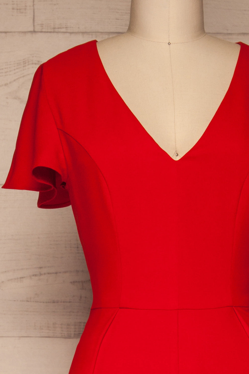 Rosenheim Red Jumpsuit | Combinaison | La Petite Garçonne back close-up
