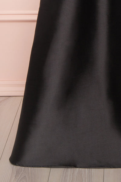 Rowane Black Bustier Ball Gown | Robe de bal | Boutique 1861 bottom close-up