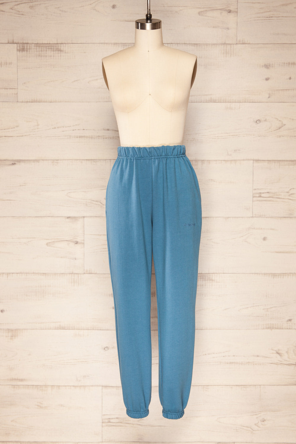 Ruby Jogger Blue Oversized Sweatpants | La petite garçonne  front view