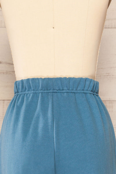 Ruby Jogger Blue Oversized Sweatpants | La petite garçonne  back close up