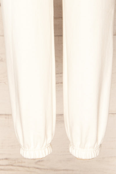 Ruby Jogger White Oversized Sweatpants | La petite garçonne  legs