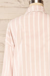 Set Diubesland Pink Ligned Pyjama Set | La petite garçonne  back close up