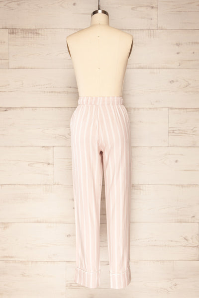 Set Diubesland Pink Ligned Pyjama Set | La petite garçonne  back view pants