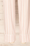 Set Diubesland Pink Ligned Pyjama Set | La petite garçonne  legs