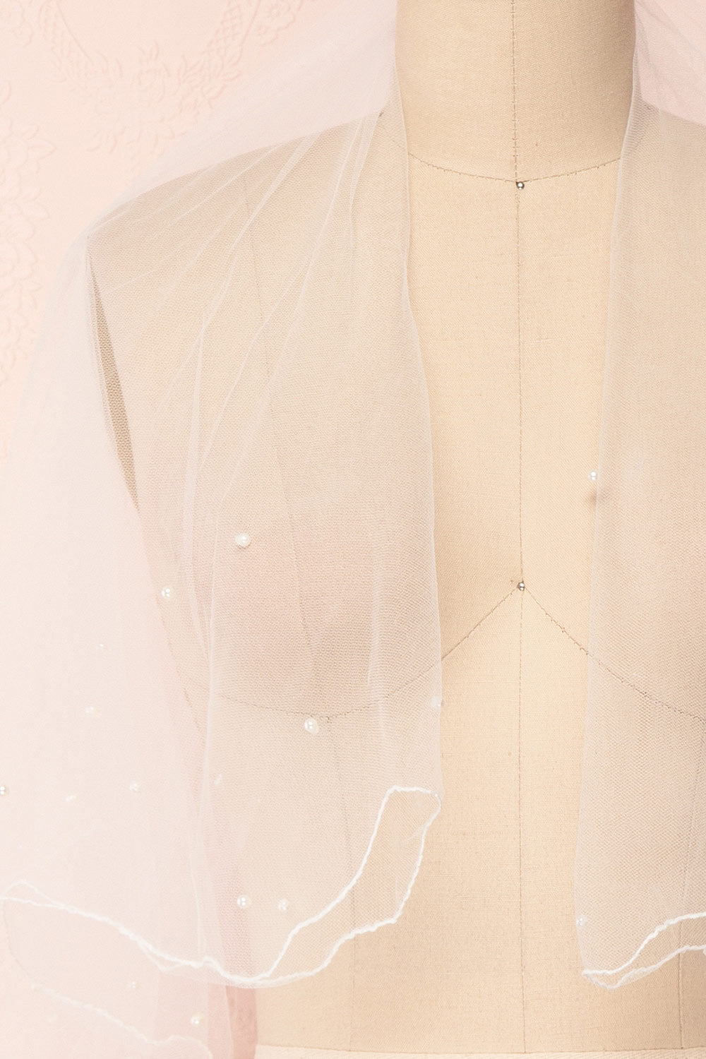 Saburro White Embroidered Wedding Veil | Boudoir 1861