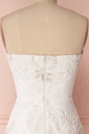 Sachini White Embroidered Bustier Mermaid Gown | Boudoir 1861