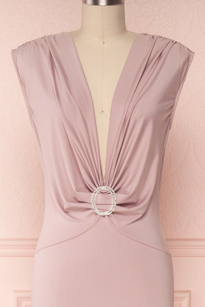 Sakika | Lilac Pink Mermaid Dress