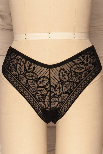 Sakinah Black Lace Panties front close up | La Petite Garçonne Chpt. 2