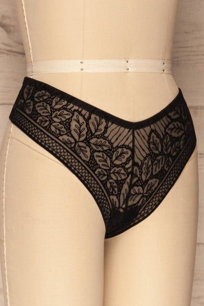 Sakinah Black Lace Panties side close up | La Petite Garçonne Chpt. 2