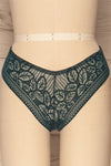 Sakinah Turquoise Lace Panties front close up | La Petite Garçonne Chpt. 2