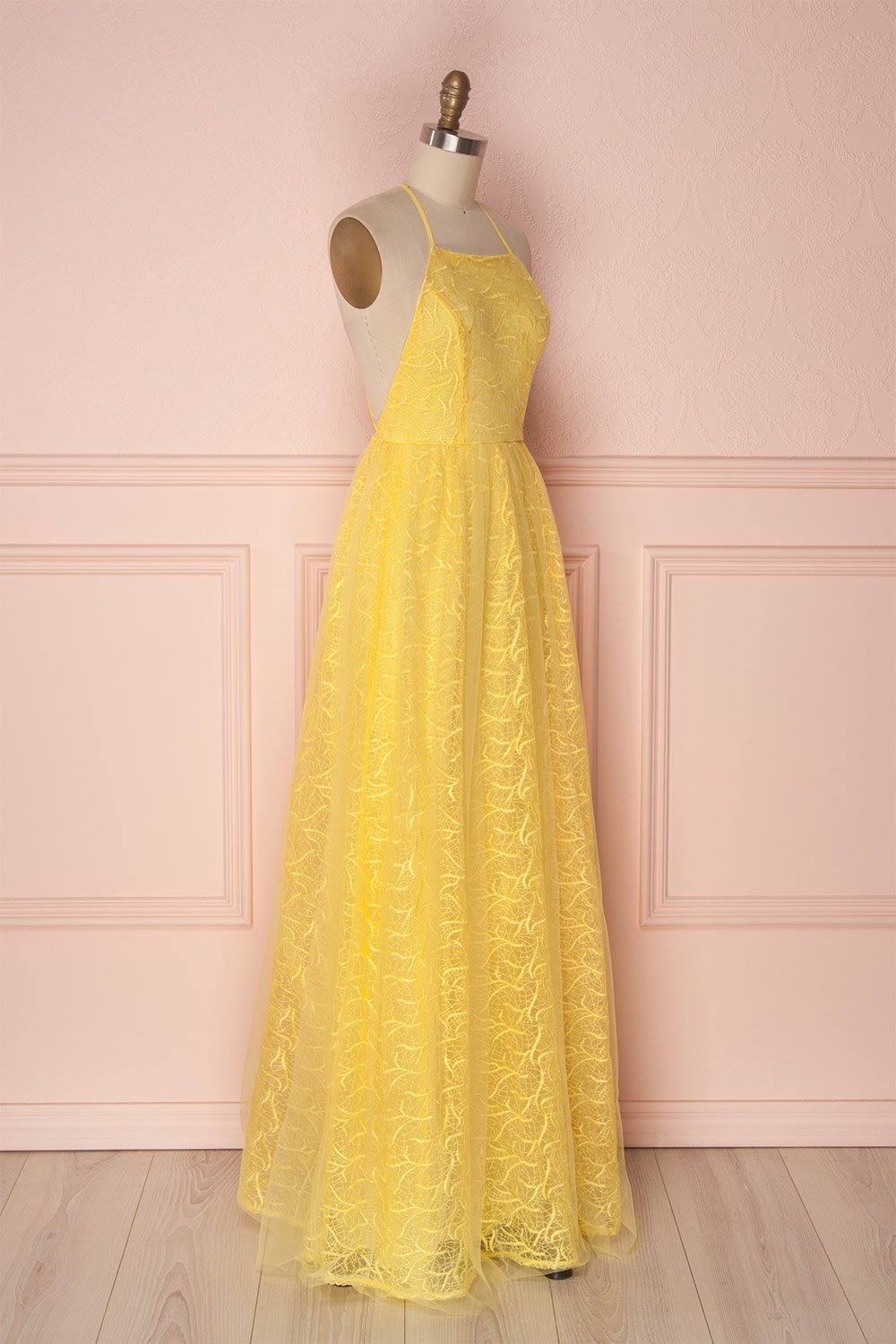Simple Yellow Dress Design | lupon.gov.ph