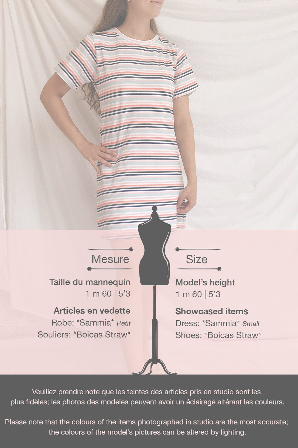 Sammia Striped T-Shirt Dress | La petite garçonne template