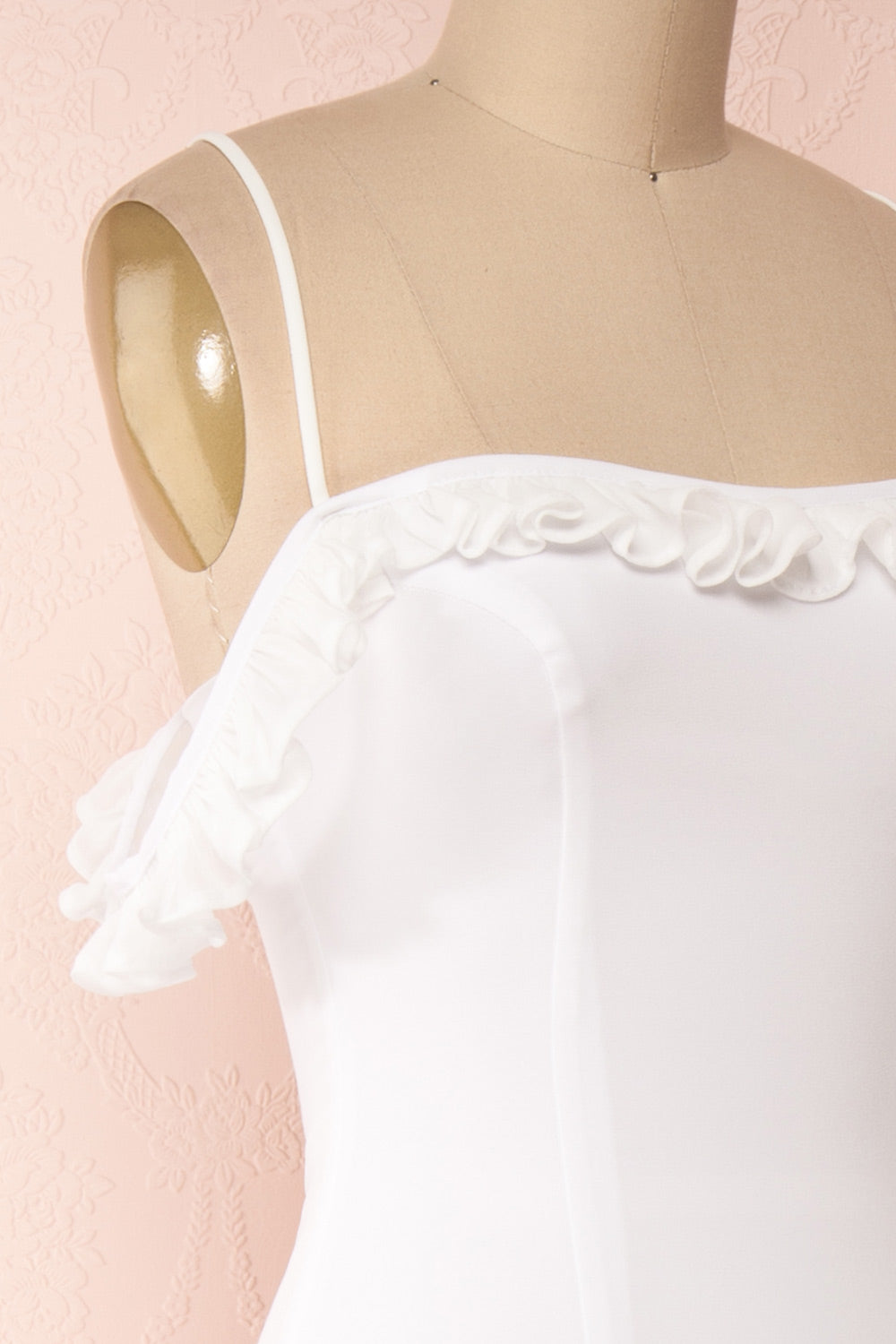 Sasha White Mermaid Bridal Dress | Boudoir 1861 side close-up