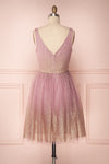 Saya Mauve | Purple Glittery Dress