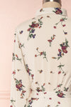 Seara Beige Floral Long Sleeved Shirt Dress | Boutique 1861 6