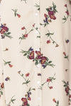 Seara Beige Floral Long Sleeved Shirt Dress | Boutique 1861 9