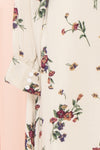 Seara Beige Floral Long Sleeved Shirt Dress | Boutique 1861 8