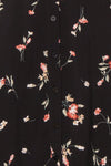 Seara Noir Black Floral Long Sleeved Shirt Dress | Boutique 1861 9
