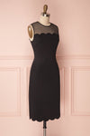 Seitaro Black Fitted Ted Baker Cocktail Dress | Boutique 1861