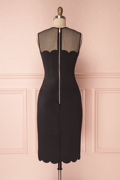 Seitaro Black Fitted Ted Baker Cocktail Dress | Boutique 1861