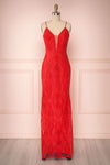 Selyka Passion Red Lace Mermaid Dress | Boutique 1861