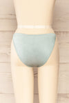 Sello Turquoise Satin and Lace Panty | La petite garçonne back view