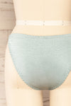 Sello Turquoise Satin and Lace Panty | La petite garçonne back close up