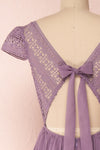 Senji Mauve Chiffon & Lace Wrap-Style Gown | Boudoir 1861 6