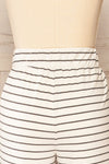 Set Capareac White Striped Pyjama Set | La petite garçonne back close-up