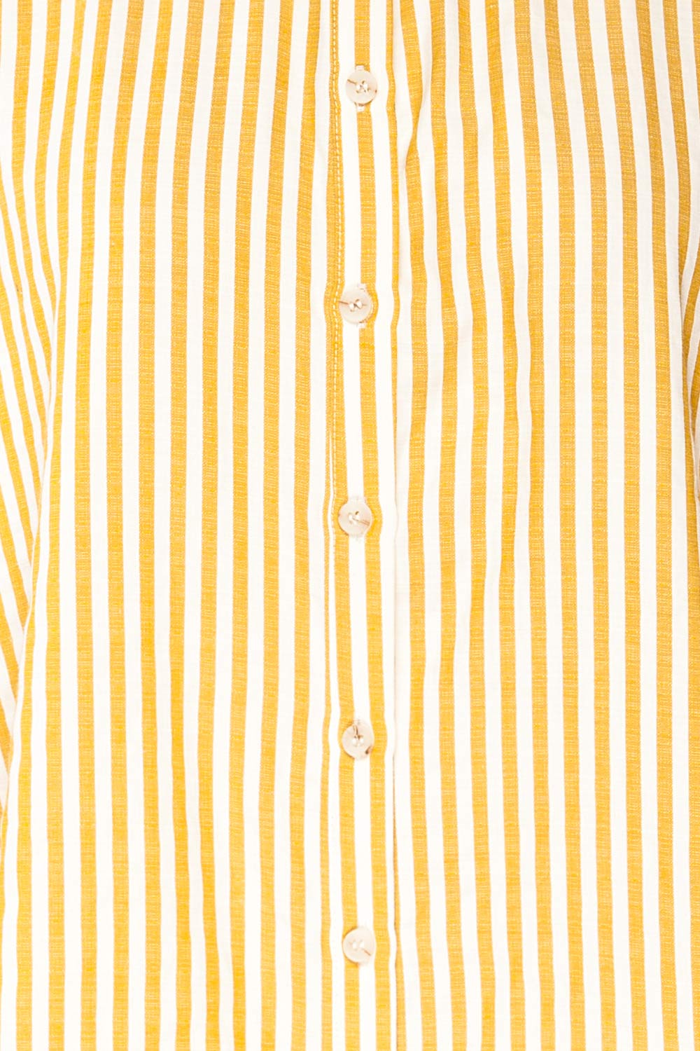 Set Ciney Yellow Stripped Shorts & 3/4 sleeves Shirt | La petite garçonne fabric 