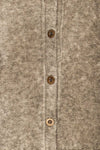 Set Diez Grey Textured Dress & Cardigan | La petite garçonne top fabric