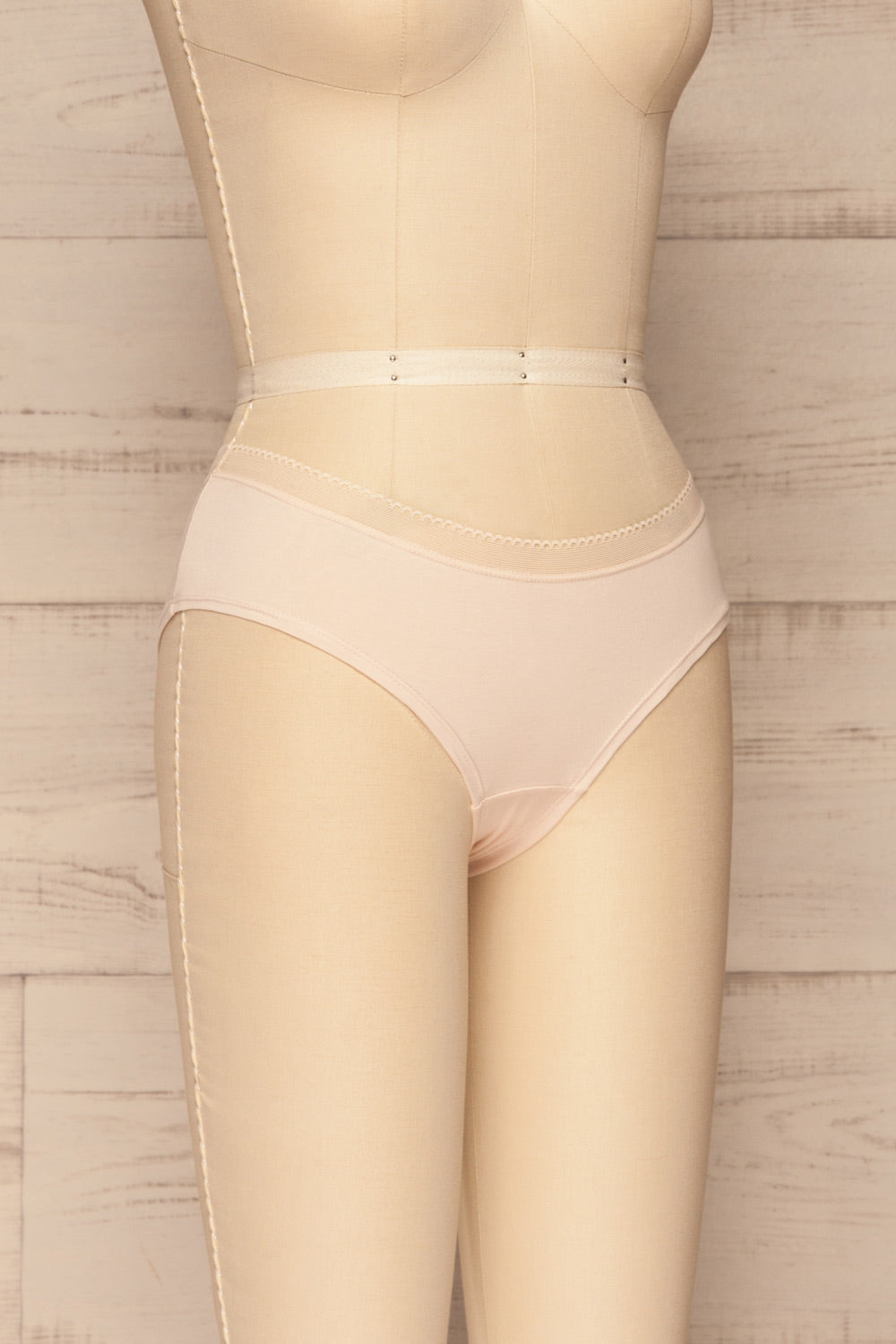 Set Agryz Set of 3 Panties | La petite garçonne beigne side view