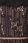 Shara Noir Black Lace Cocktail Dress | Boutique 1861 fabric detail