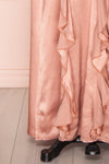 Sharbel Quartz | Pink Satin Dress